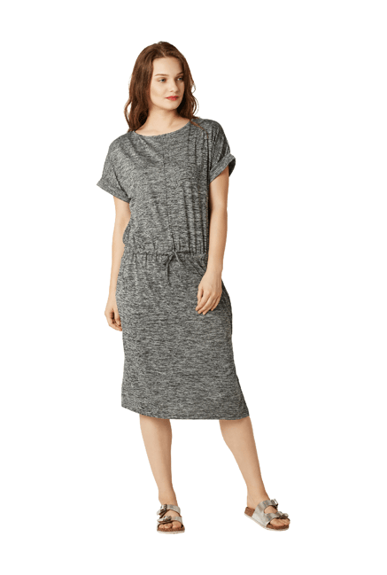 casual grey dress