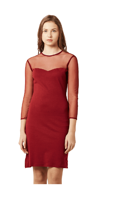 Slim-Fit Above-Knee Dress