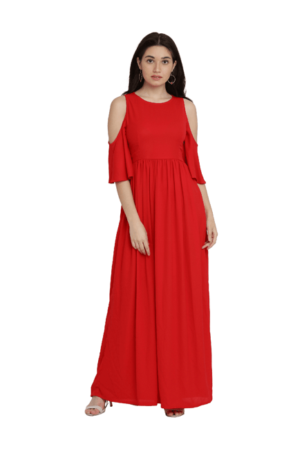 slim fitting maxi dress