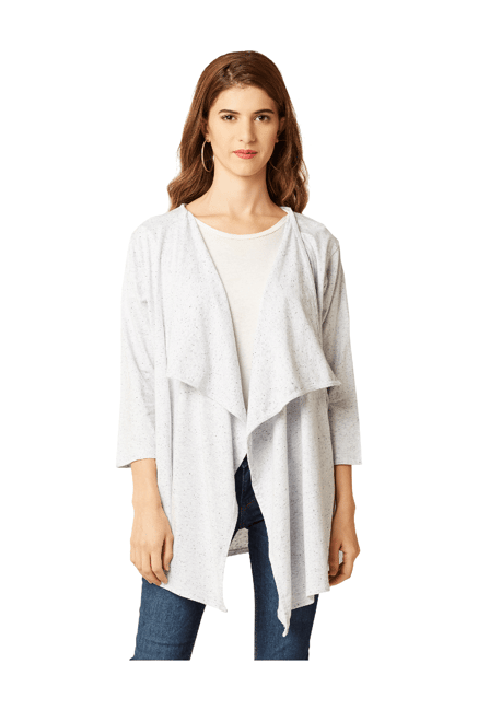 Miss Chase Grey Textured Shrug-picture-46