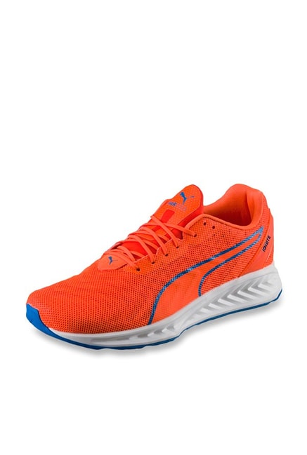 puma orange running shoes
