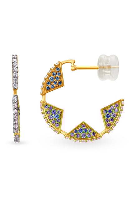 Mia By Tanishq 14 Kt Gold Earrings Online At Best Price Tata Cliq Mia By Tanishq 14 Kt Gold Earrings