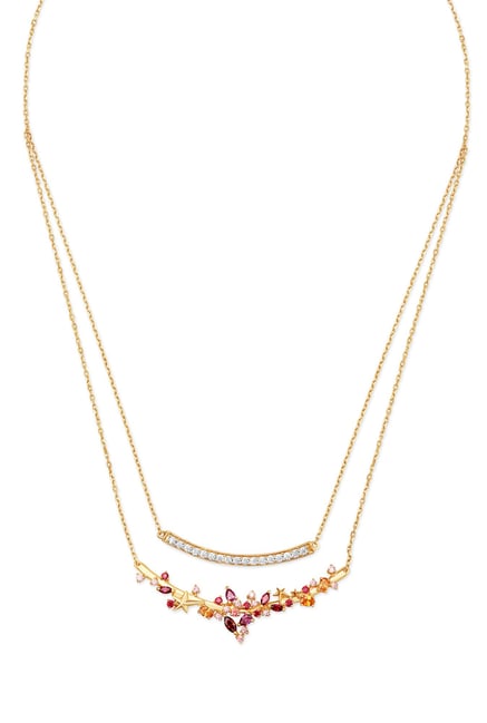 Mia by Tanishq Star 14 kt Gold Necklace 