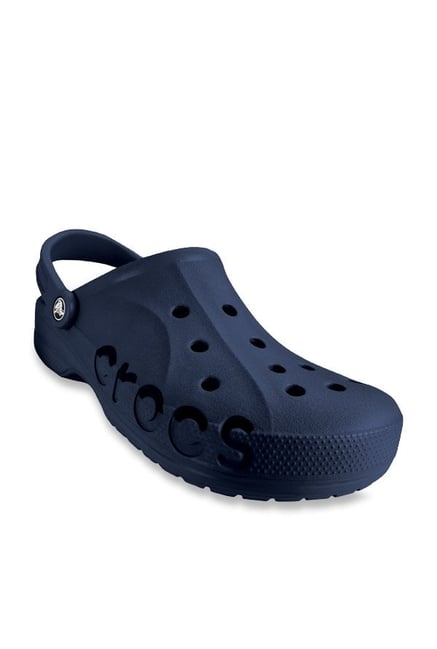 Buy Crocs Baya Navy Back Strap Clogs 