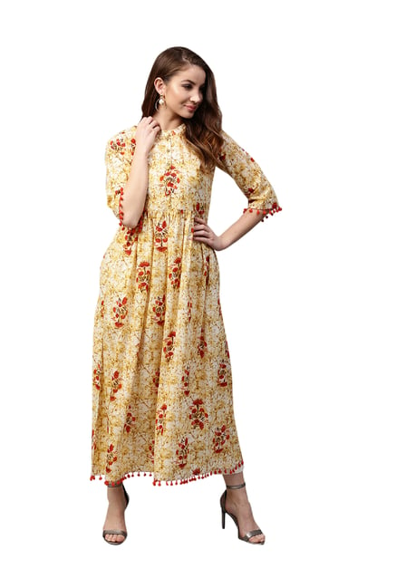 Gerua deals anarkali kurta