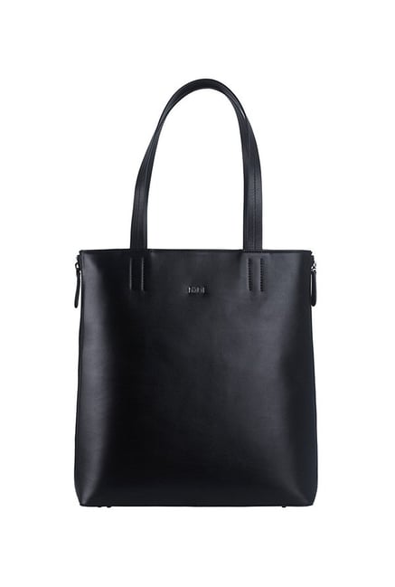 Tohl Rp1 Carlise Black Solid Leather Tote Price in India