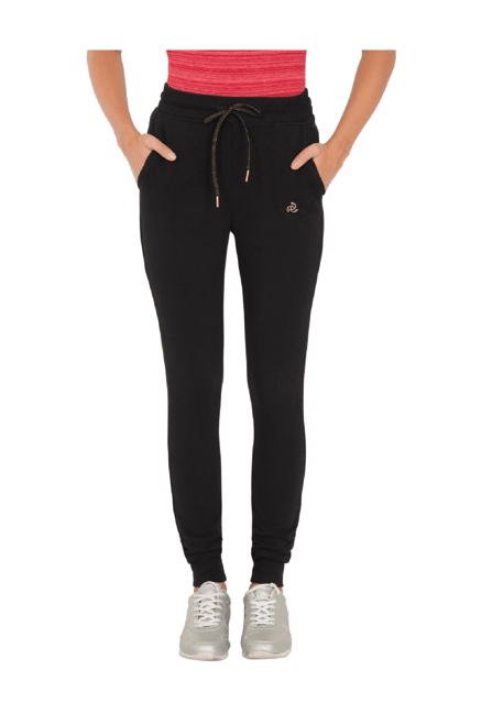 Buy Jockey Black Cotton Joggers 1323 for Women Online Tata CLiQ