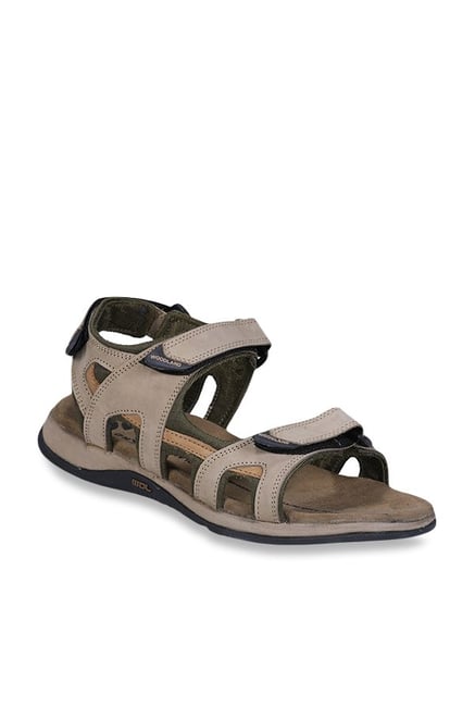 Woodland Men's Khaki Floater Sandals