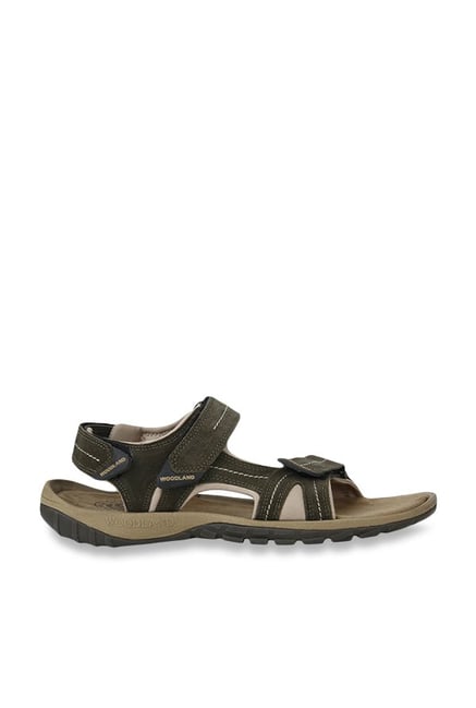 woodland olive floater sandals