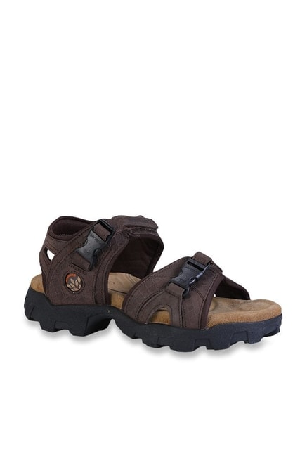 Woodland Dark Brown Floater Sandals 