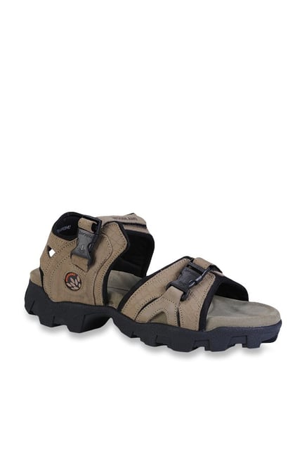 Woodland Men's Camel Floater Sandals