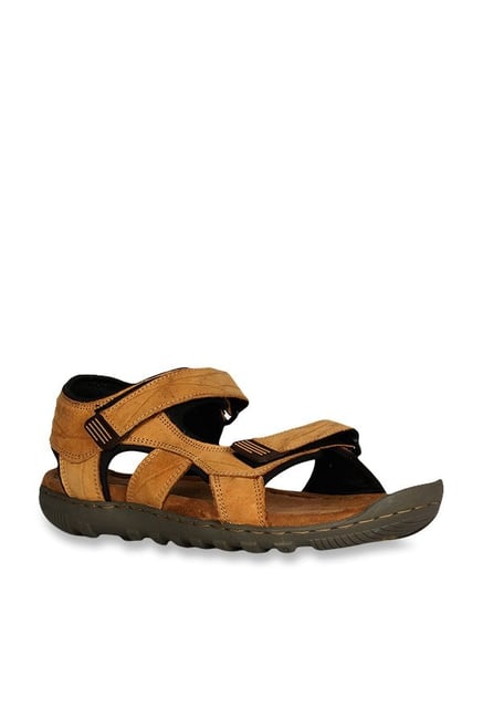 Woodland Brand Mens Casual Backstrap Sandal GD 3249119 (Khaki) :: RAJASHOES