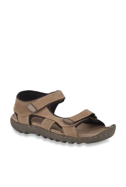 Woodland Men's Brown Floater Sandals