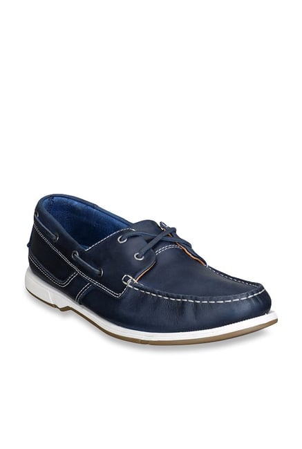 Clarks Fulmen Row Navy Boat Shoes from 