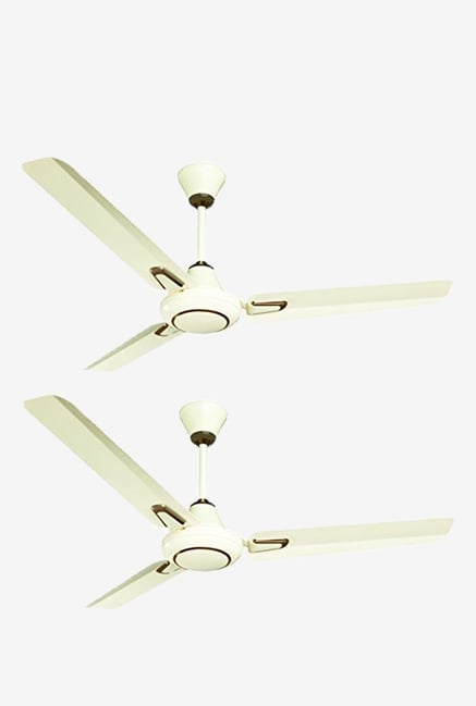 Buy Crompton Caliber 1200 Mm 3 Blades Ceiling Fan Pack Of 2 Ivory