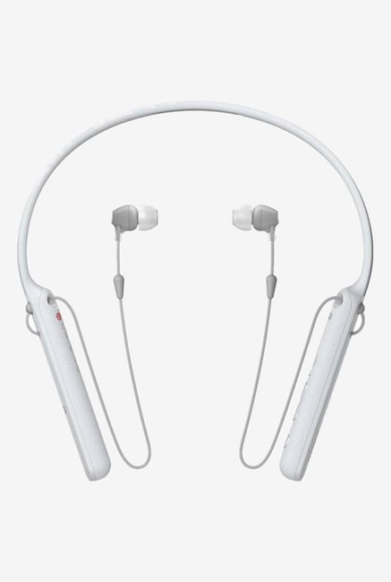 Buy Sony WI C400 Wireless Headphones with Mic White Online At