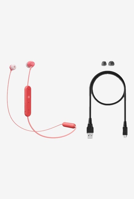 Wi C300 Price Sony Wi-C300 Wireless Earphones (Red)