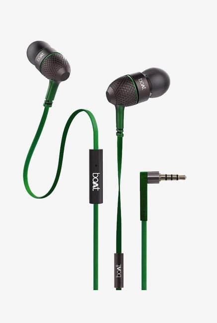 Buy Boat Bass Heads 225 Earphones with Mic (Frosty White) Online