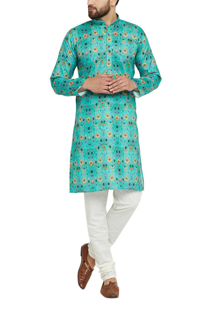 Sojanya Sea Green Printed Kurta Set