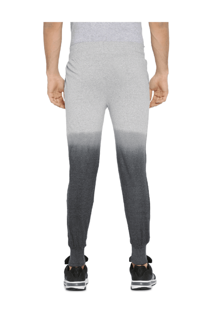 Grey cotton joggers for Men