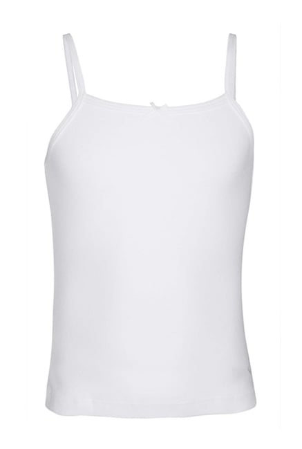 Buy Jockey Jockey Kids White Solid Camisole - SG04 at Redfynd