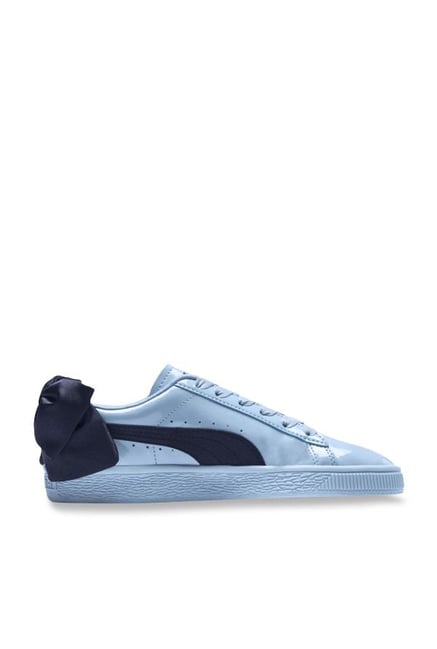 Puma basket clearance bow kids