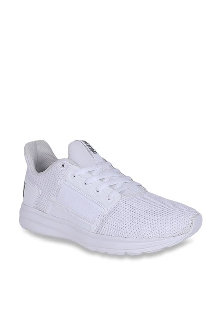 puma white running shoes