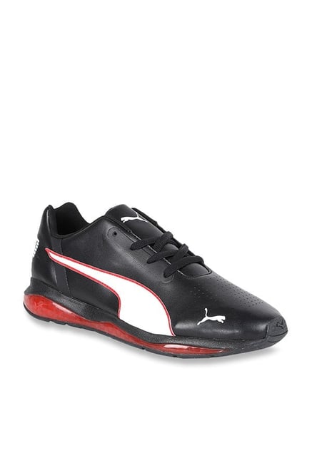 puma black training shoes