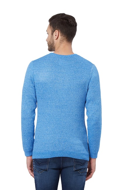 Buy Killer Turquoise Slim Fit Cotton Sweatshirt for Men Online @ Tata CLiQ