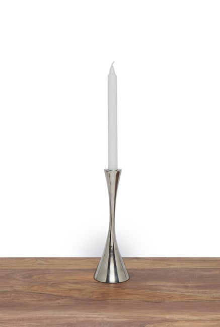 Buy Westside Home Silver Tapering Candle Holder Online At Best