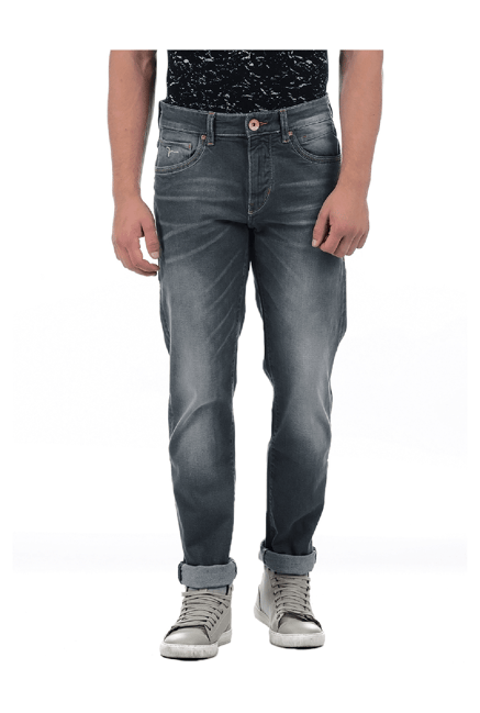 Flying Machine Grey Slim Fit Jeans