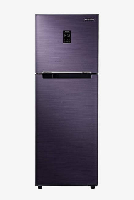 Samsung 253L Inv 2 Star 2019 Frost Free Double Door CNV Refrigerator Pebble Blue, RT28N3722UT/HL