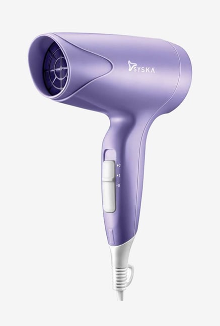 Syska TrendSetter HD1600 1000W Hair Dryer (Purple)