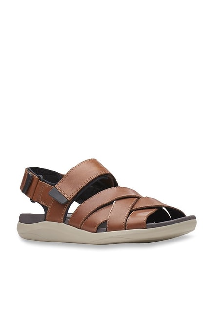clarks leather sandals