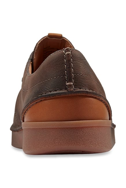 clarks oakland lace dark brown