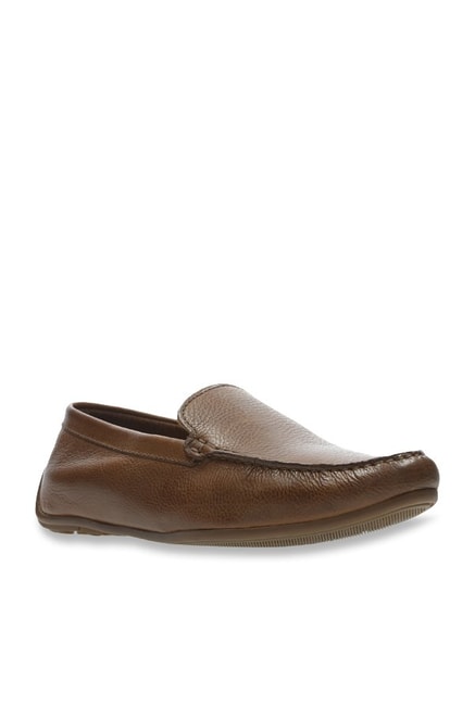 Buy Clarks Reazor Edge Tan Loafers for 