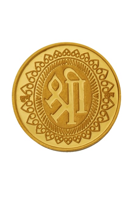 Buy P N Gadgil Jewellers Laxmi Shree 24 Kt Gold Coin Online At
