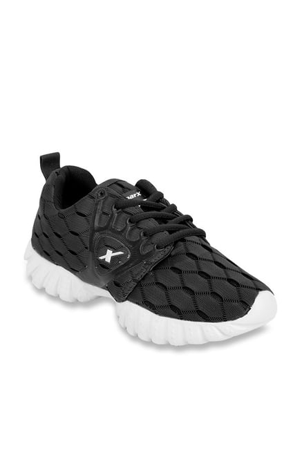sparx black sports shoes