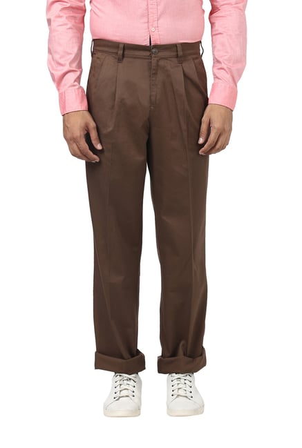 Pleated Trousers Ankle Mens Cotton Pants at Rs 545 in Ahmedabad | ID:  24041634655