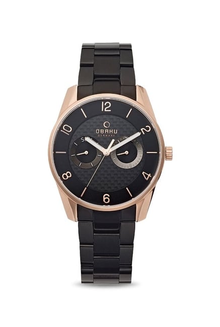 Buy Obaku Lyng Beryl Round Dial Men Watches - V247GXGLSG Helios Watch Store