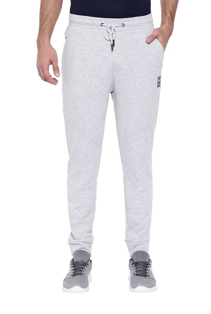 grey polyester joggers