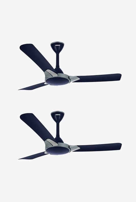 Luminous Copter 1200 Mm 3 Blades Ceiling Fan Pack Of 2 Silent Blue