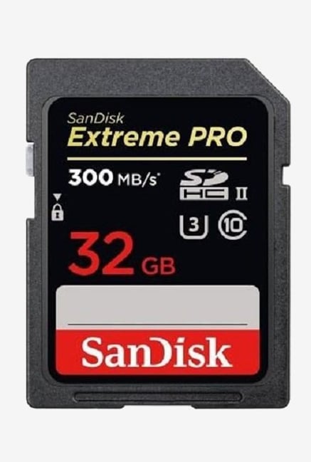 SanDisk Extreme Pro SDSDXPK-032G-GN4IN 32 GB Memory Card (Black)