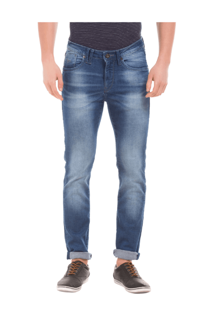 Flying Machine Blue Skinny Fit Jeans