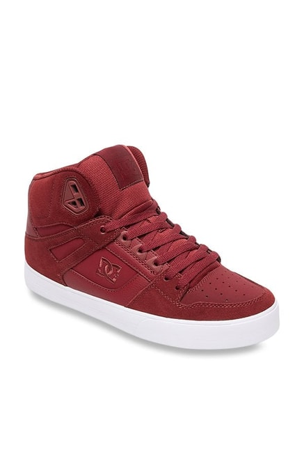 Buy DC Pure HT WC Burgundy Ankle High 