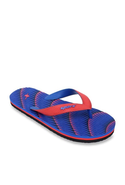 sparx blue slippers