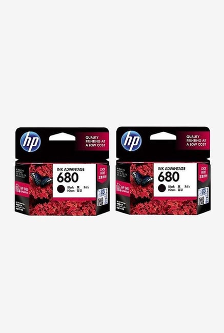 Buy Hp 680 Combo Pack Cartridge Black Online At Best Prices Tata Cliq