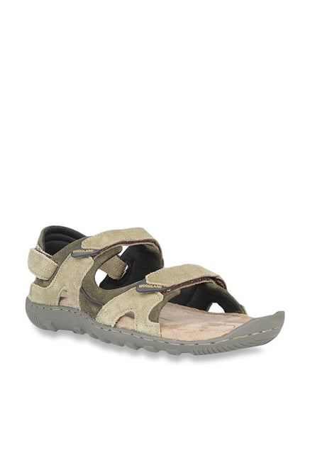 woodland khaki floater sandals