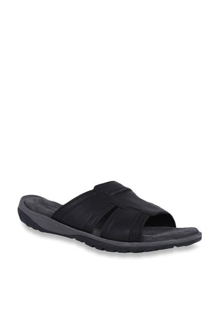 black casual sandals