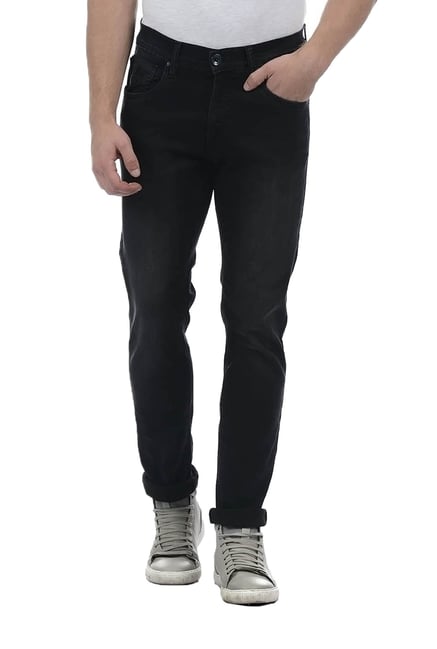 Pepe Jeans Black Mid Rise Jeans